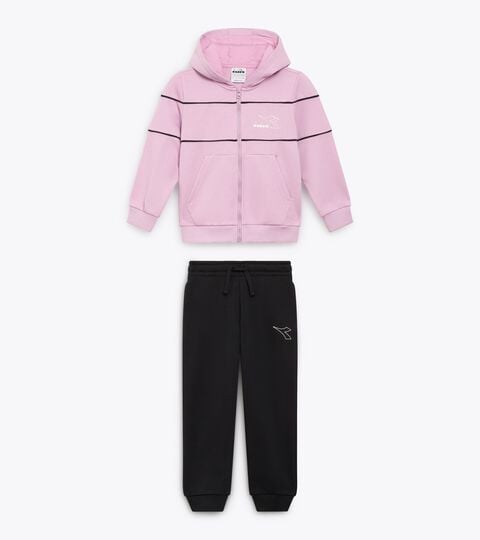 JU. TRACKSUIT HD FZ LOGO (FT), VIOLET MIST Coordinated tracksuit - Boys and girls JU. TRACKSUIT HD FZ LOGO (FT) VIOLET MIST - Diadora