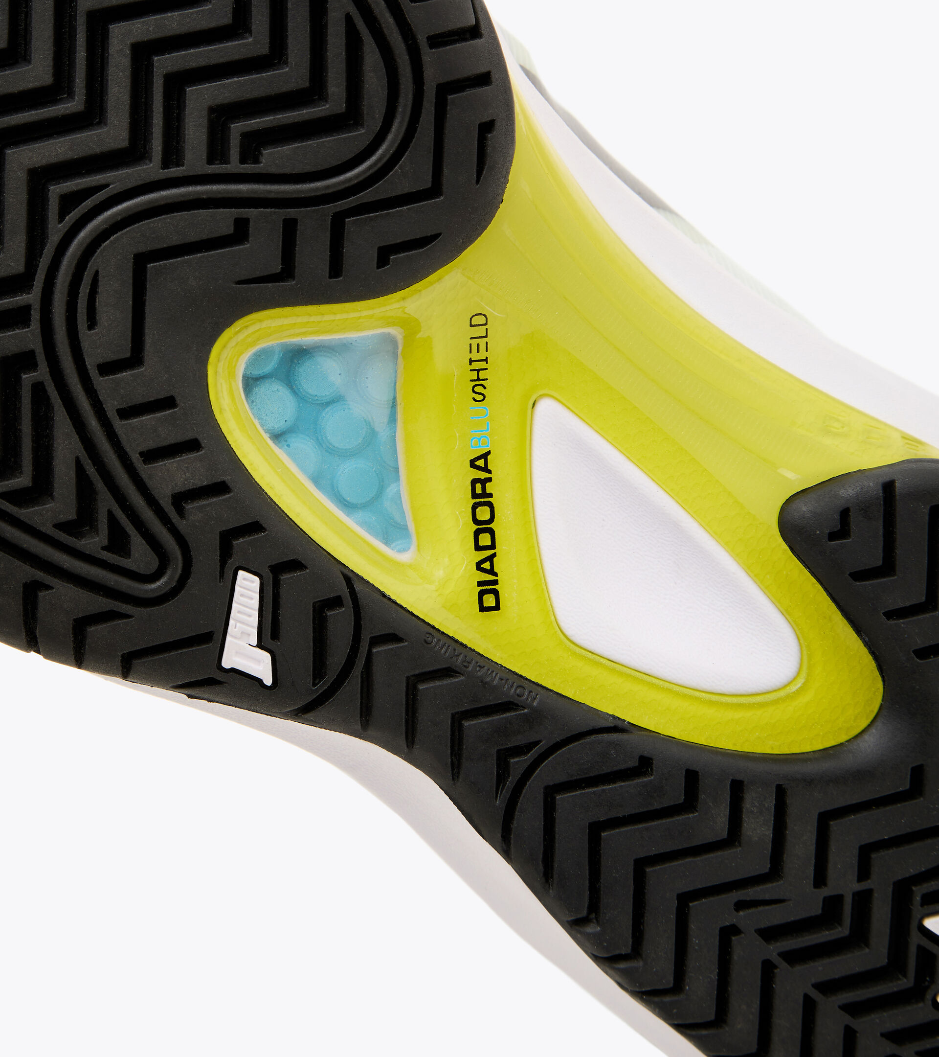 Footwear Sport UOMO SPEED BLUSHIELD FLY 3 + AG WHITE/BLACK/LIME GREEN Diadora