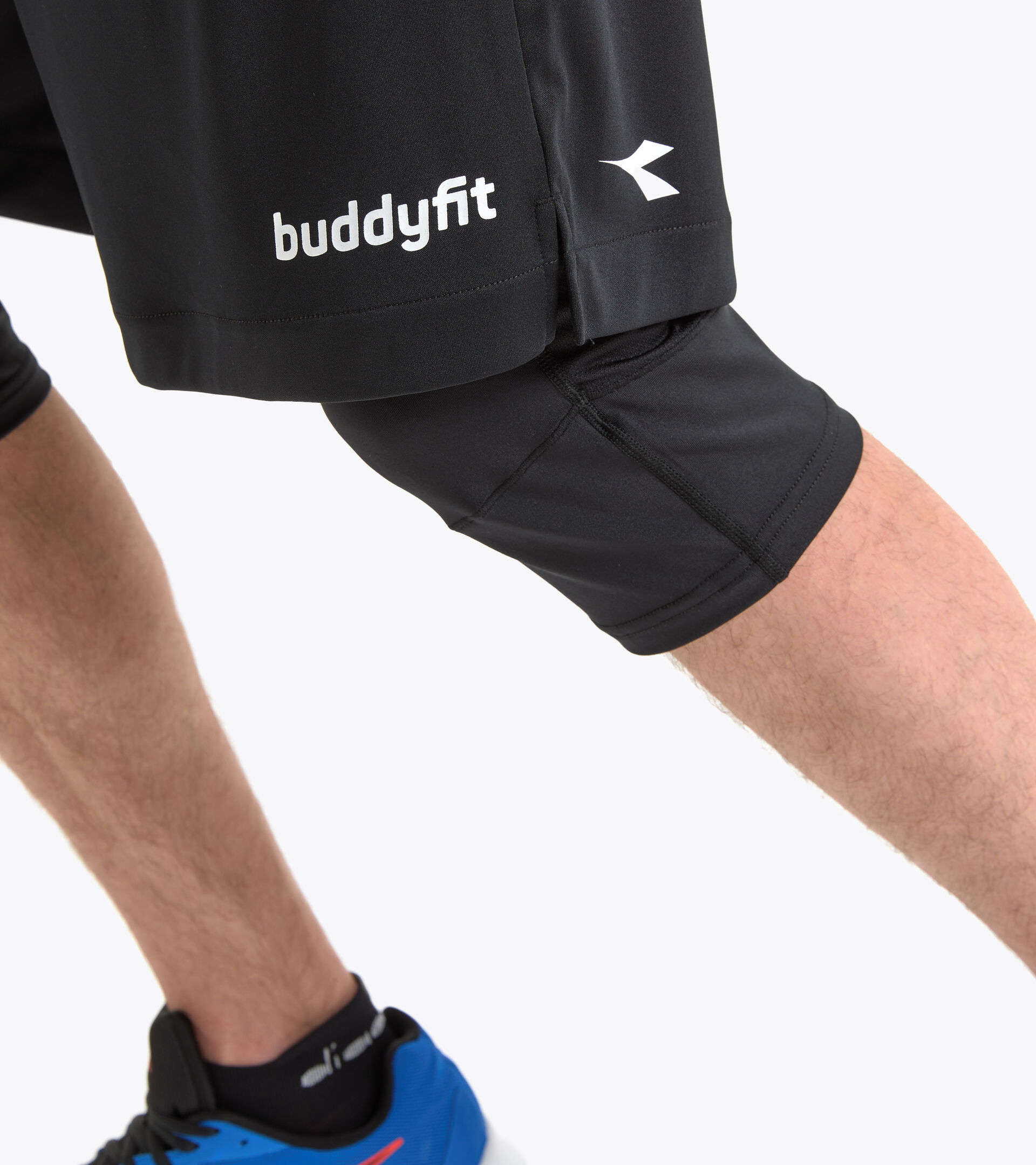 Training shorts and tights - Men’s POWER SHORTS BUDDYFIT BLACK - Diadora