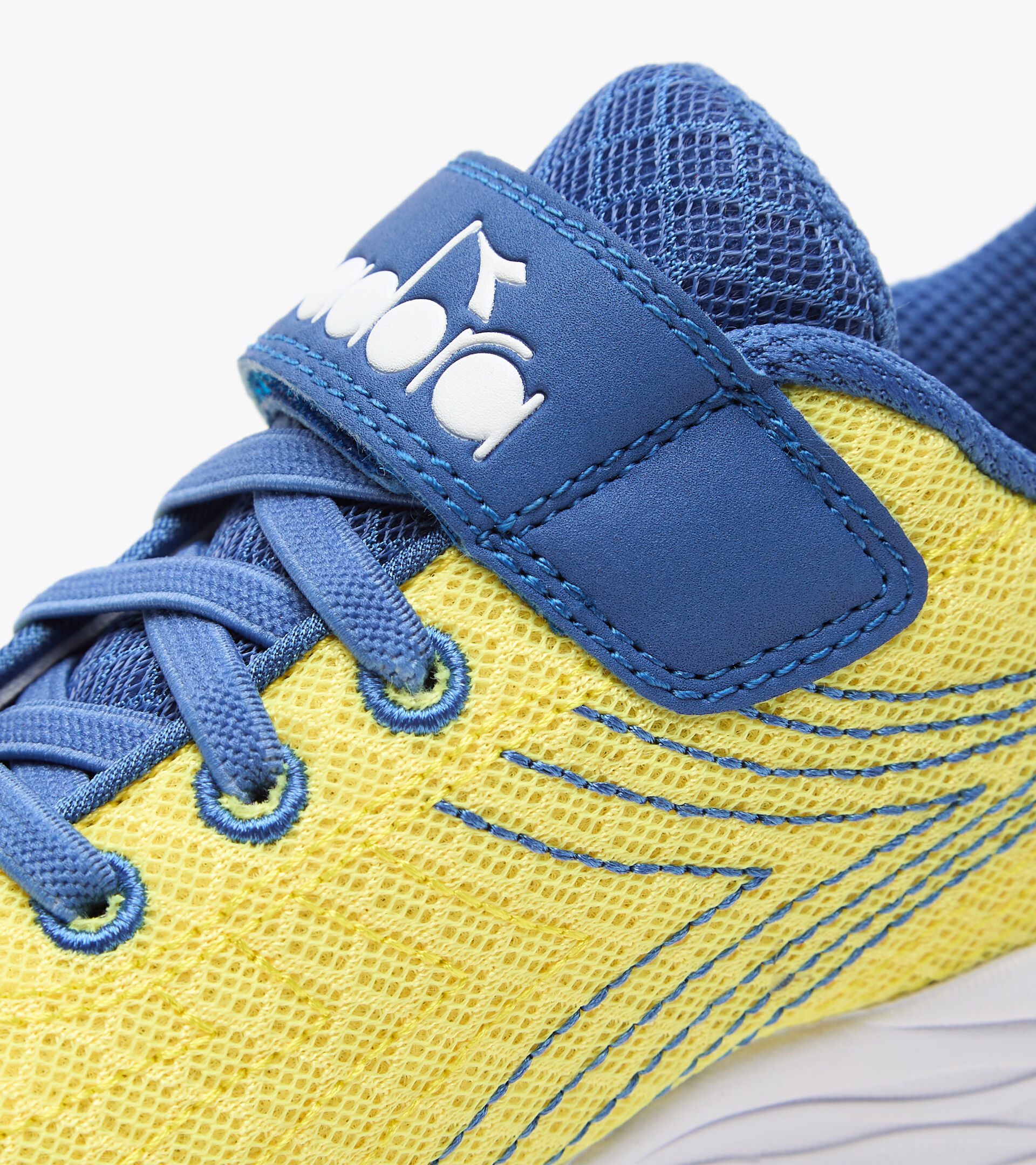 Running shoe - Unisex kids FLAMINGO 5 JR YELLOW/ROYAL - Diadora