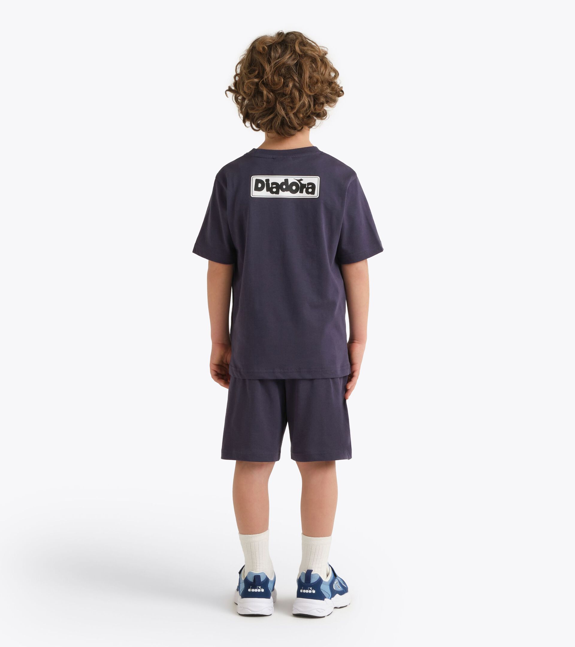 Conjunto deportivo - Camiseta y pantal&oacute;n corto - Ni&ntilde;o
 JB. SET ESS. SPORTS II SS AZUL NOCHE - Diadora