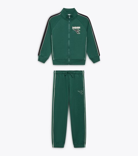 JB. TRACKSUIT FZ LOGO (BR), RAIN FOREST Tracksuit made with brushed fleece - Boy
 JB. TRACKSUIT FZ LOGO (BR) RAIN FOREST - Diadora