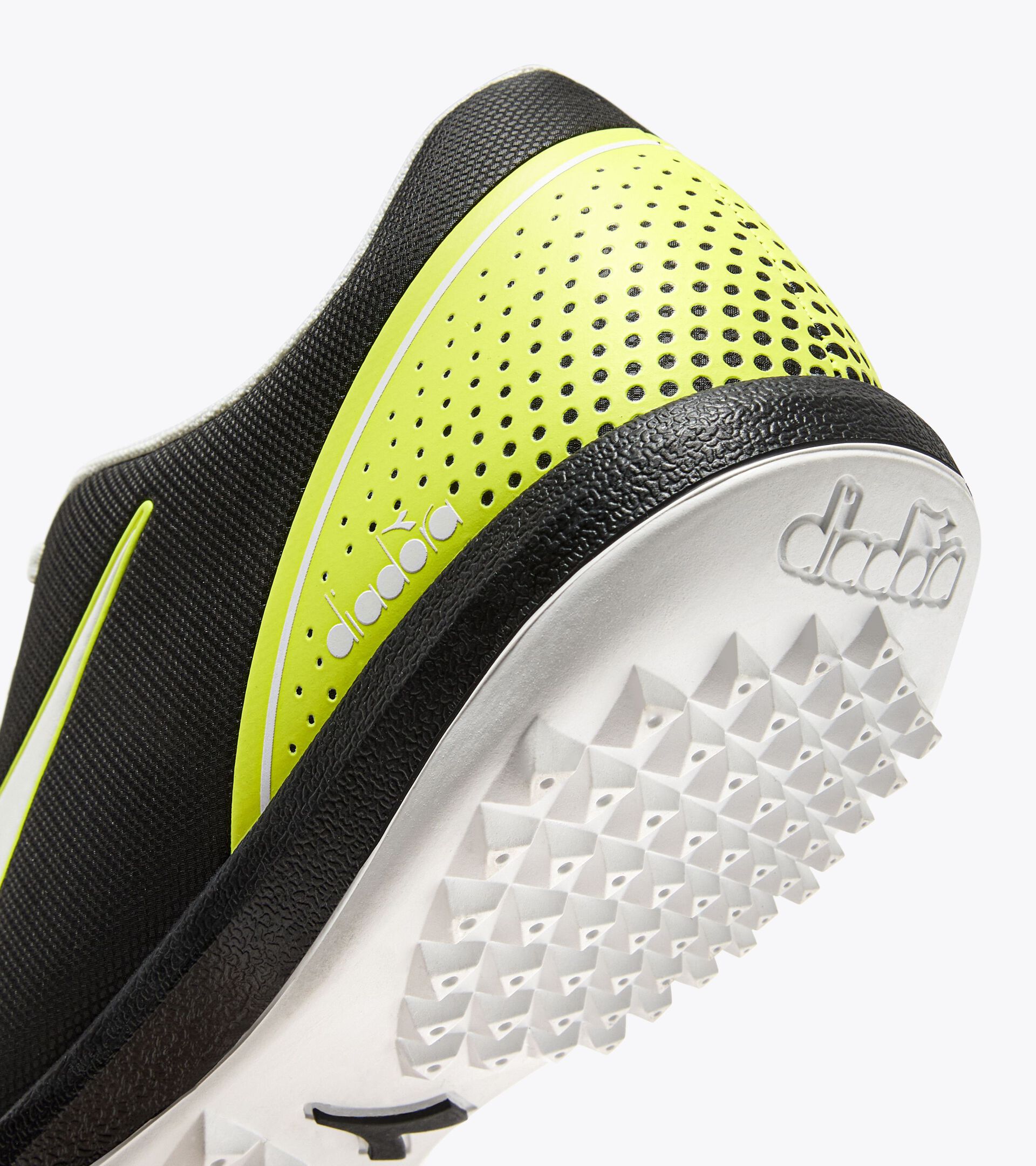 Calcio boots for synthetic ground - Men's PICHICHI 7 TFR BLACK/WHITE/YELLOW FL DD - Diadora