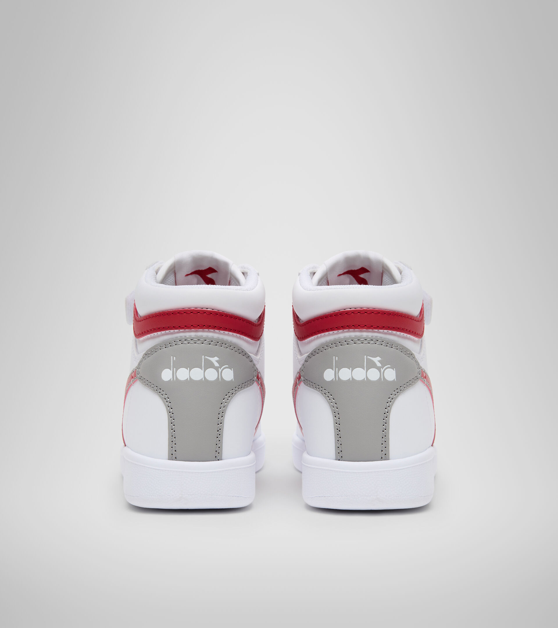 Sports shoes - Kids 4-8 years GAME P HIGH PS WHITE/TANGO RED - Diadora