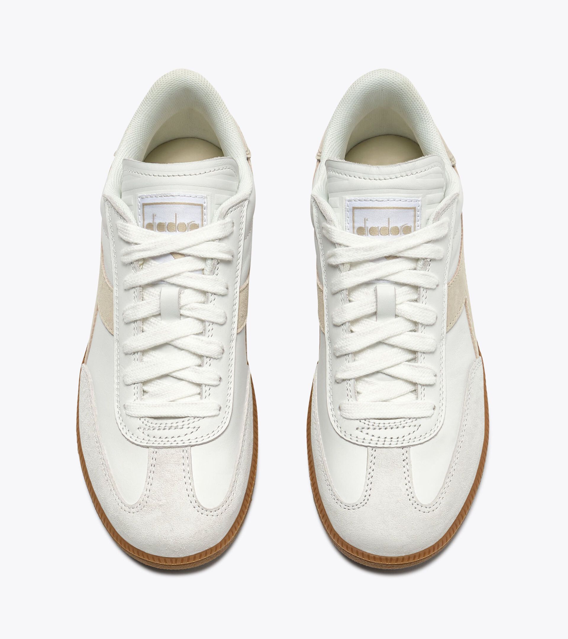 Leather sneakers - All-Gender
 TRAINER METAL WHITE /ALMOND MILK - Diadora