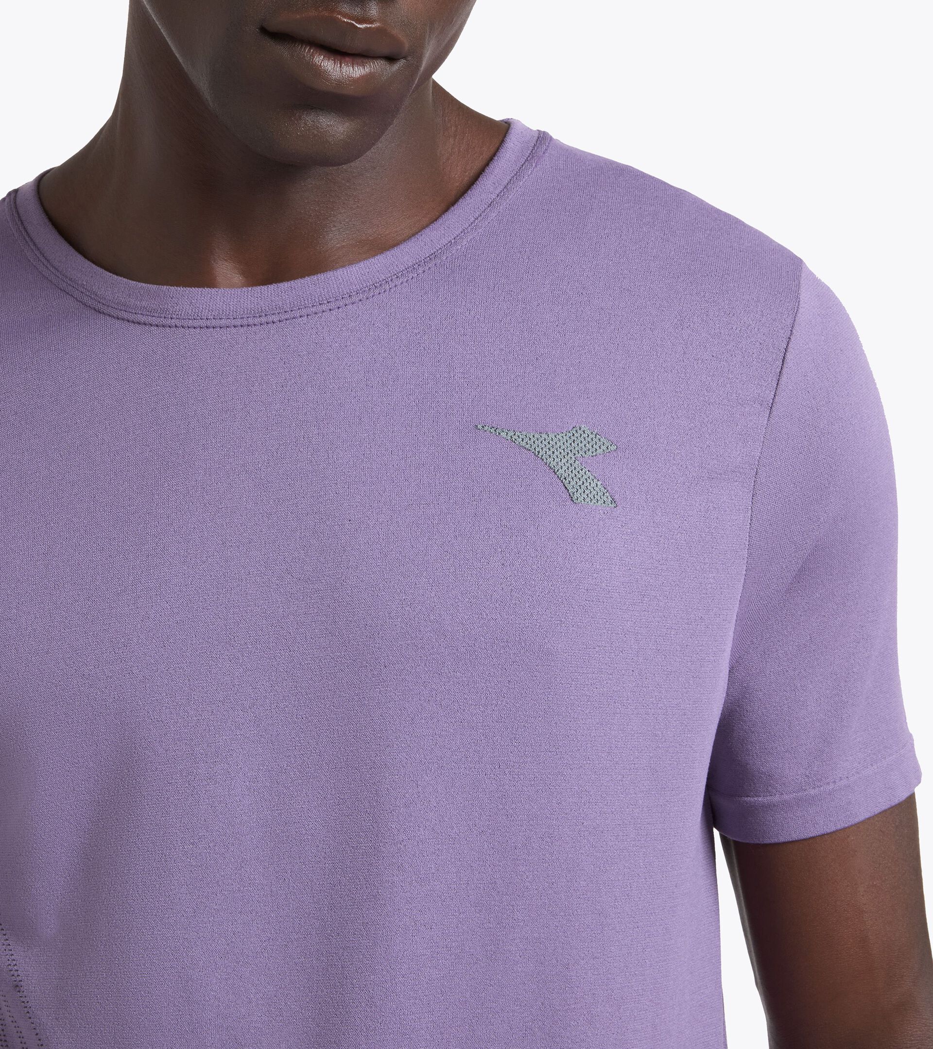 Thermoregulating Technical T-shirt - STRATOUNO Running - Men&rsquo;s SS T-SHIRT STRATOUNO VIOLET GRAPE COMPOTE - Diadora