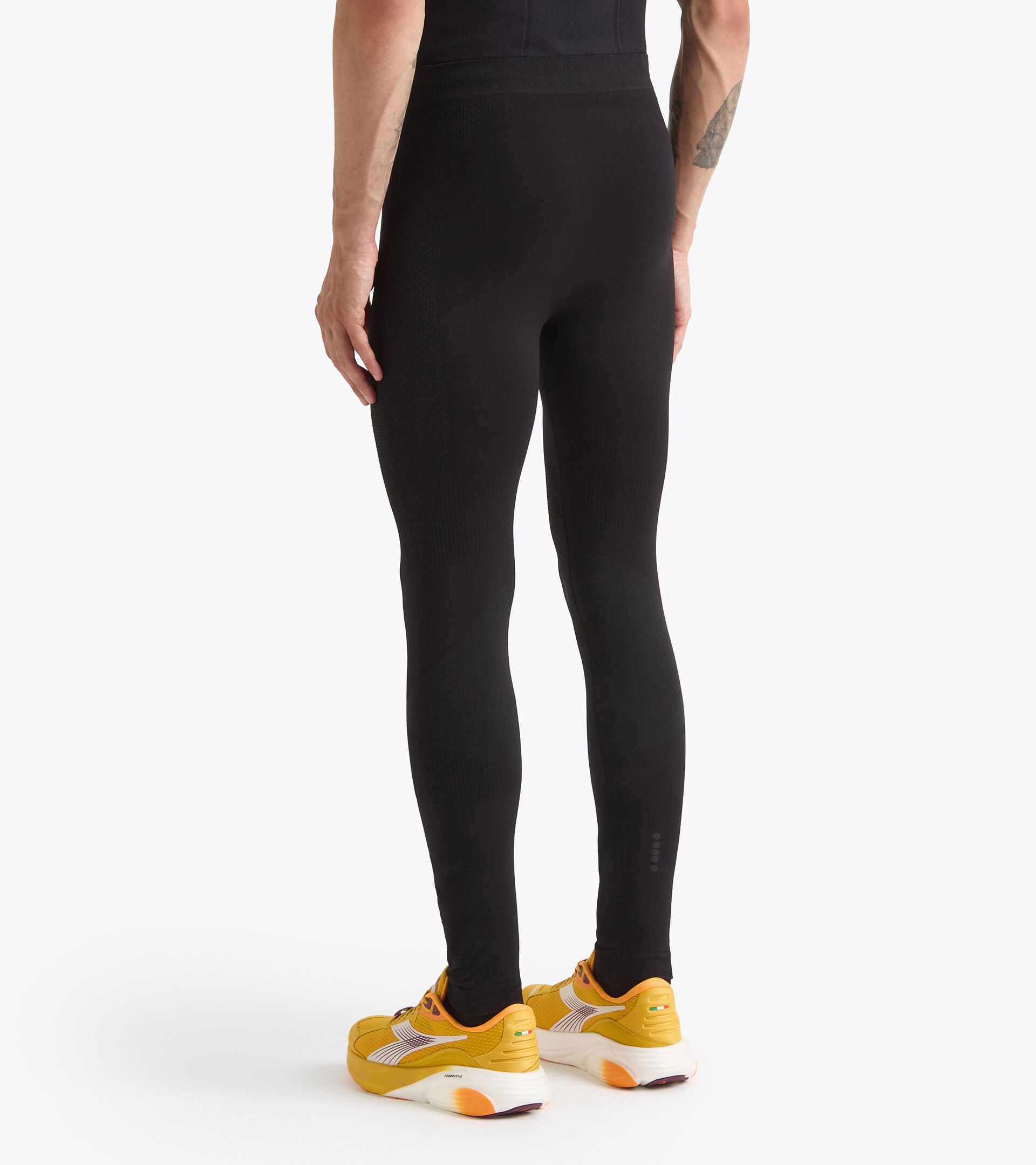 Mallas técnicas para correr§Made in Italy§Hombre TIGHTS STRATOZERO NEGRO - Diadora