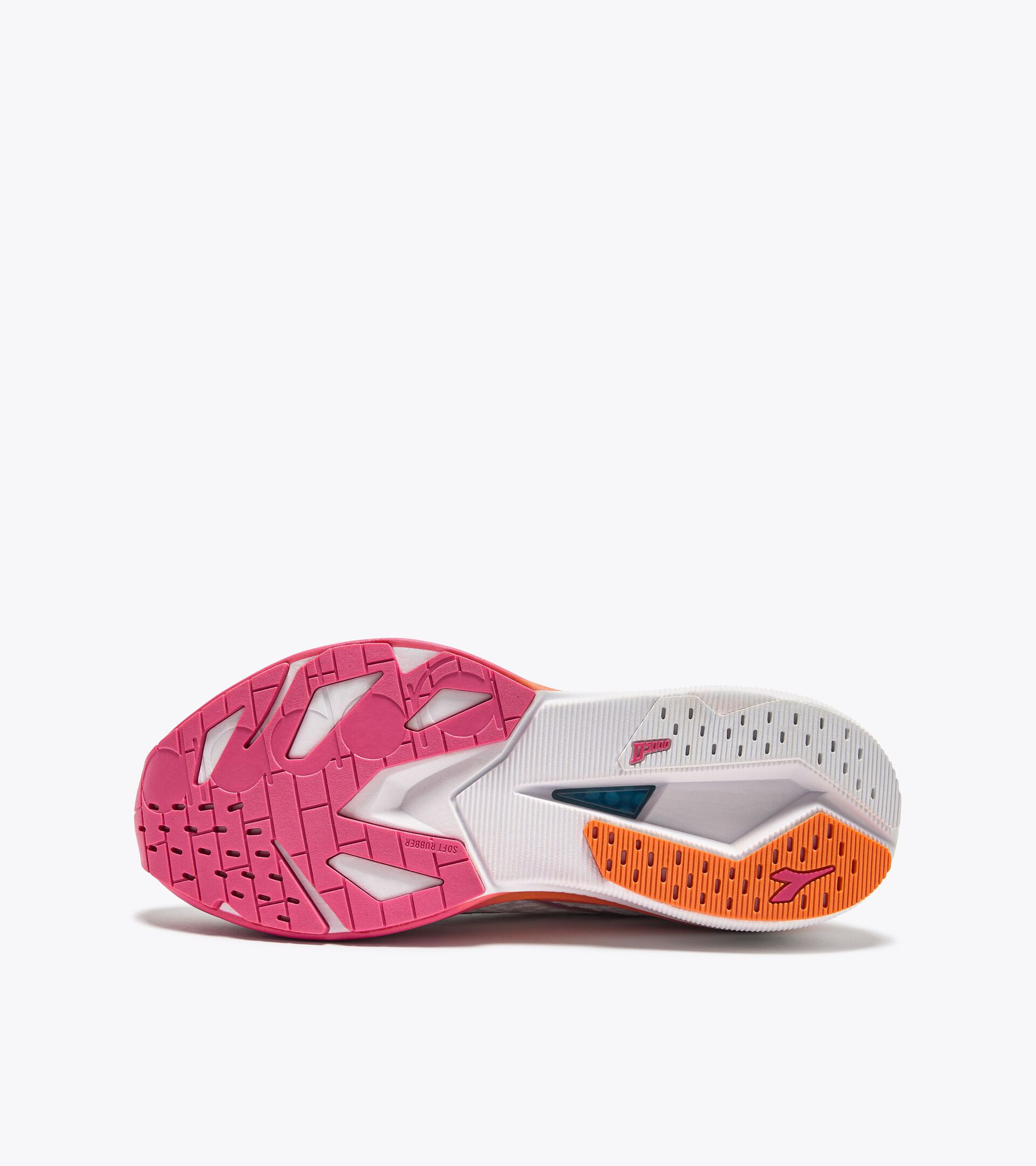 Laufschuh - Stabilität und Leichtigkeit - Damen MYTHOS BLUSHIELD VOLO 5 W WHITE/FANDANGO PINK/NECTARINE - Diadora