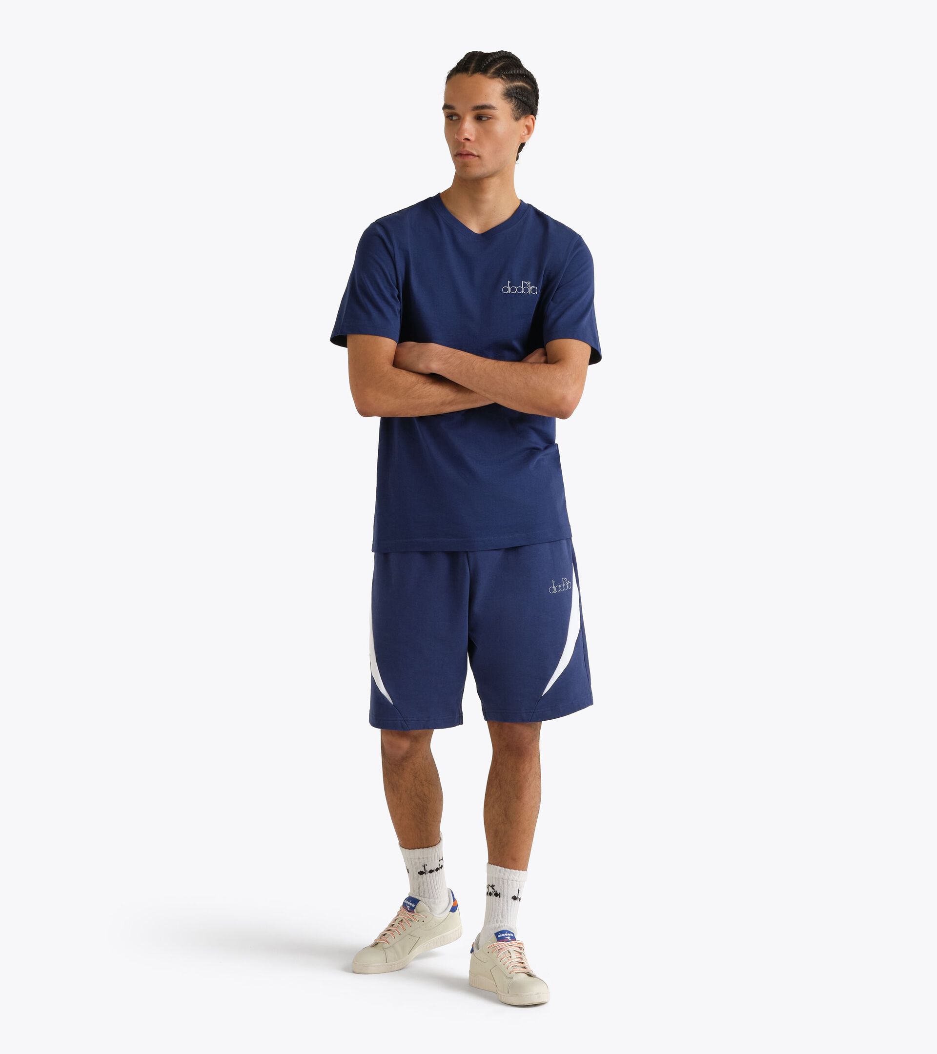 Logo Bermuda Shorts - All-gender BERMUDA LOGO EXC. NAVY PEONY - Diadora