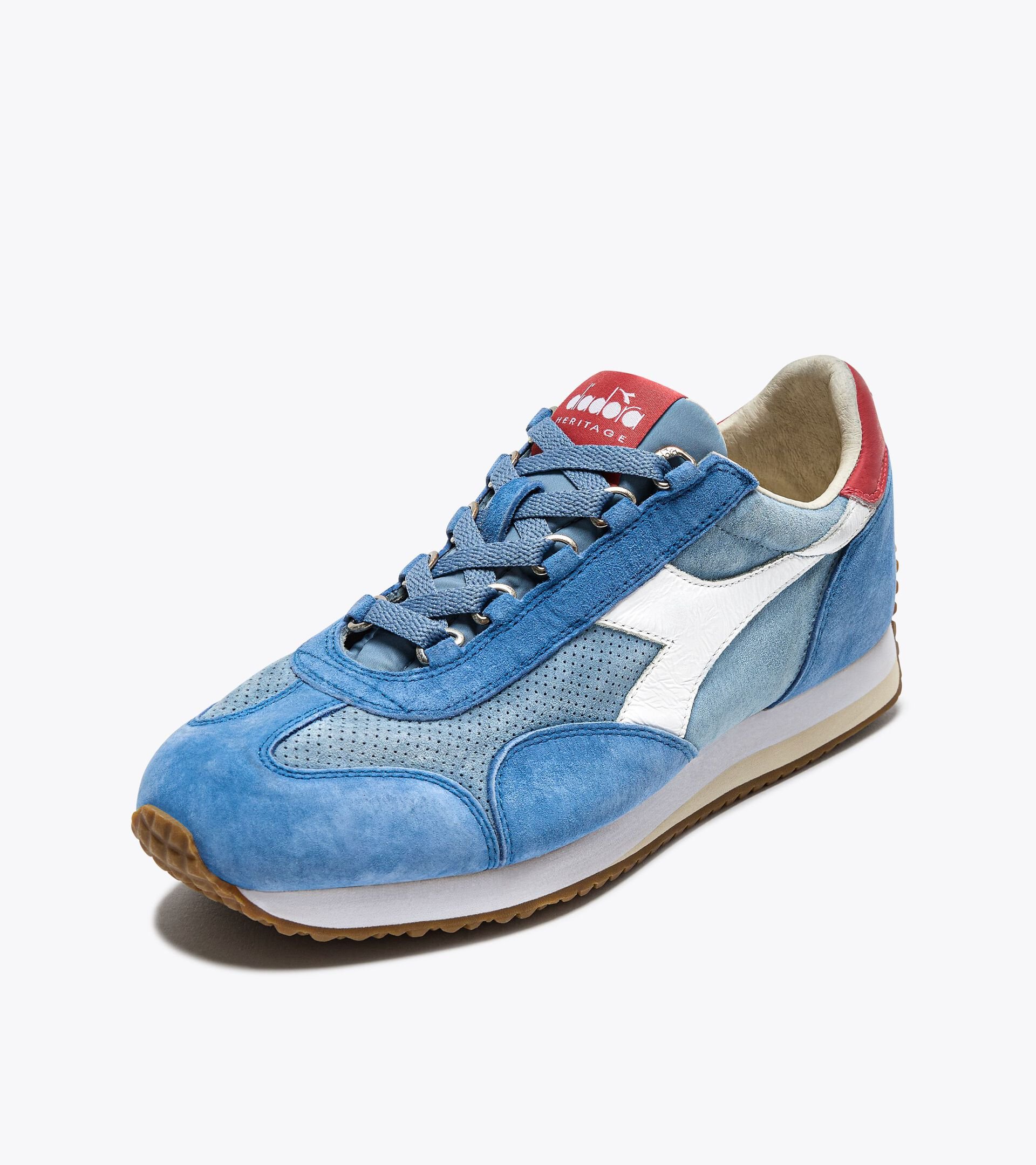 Zapatilla Heritage de piel - Para todos los géneros EQUIPE SUEDE SW AZUL VIEJO - Diadora