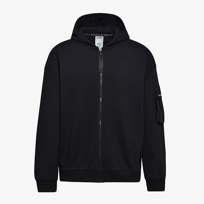 HOODIE FZ URBANITY, BLACK, large