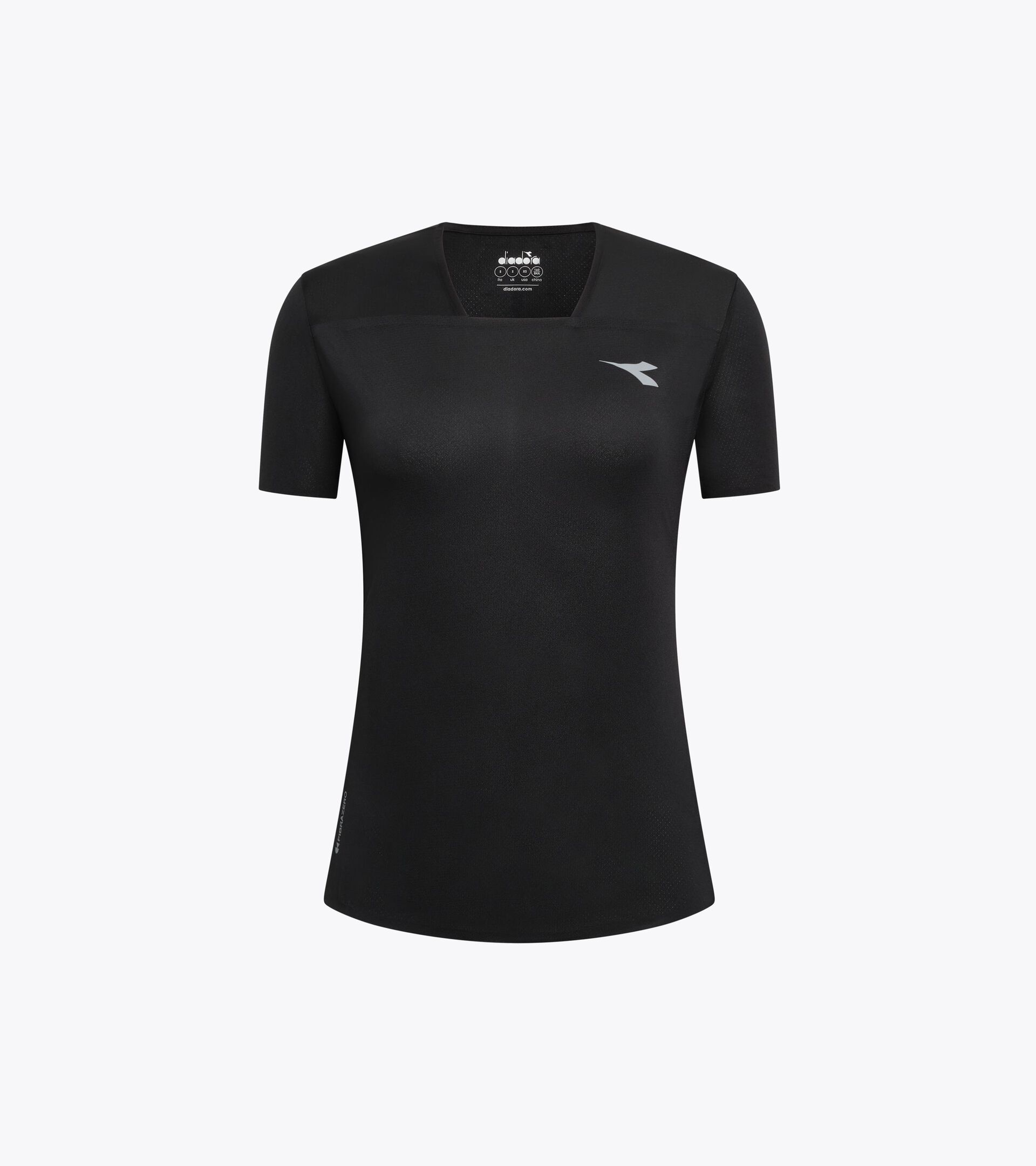 Super Light FIBRAZERO t-shirt  - Running - Women&rsquo;s L. SS T-SHIRT SUPER LIGHT FIBRAZERO BLACK - Diadora