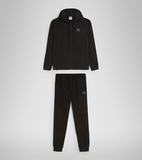 L.TRACKSUIT HD CORE, BLACK Cotton sports tracksuit - Women L.TRACKSUIT HD CORE BLACK - Diadora