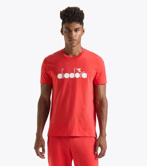 T-shirt - Made in Italy - Gender Neutral T-SHIRT SS LOGO BITTERSWEET RED - Diadora