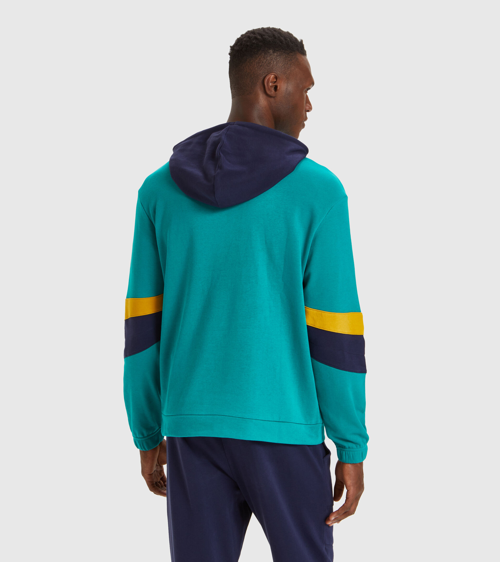 Hooded sweatshirt - Men HOODIE SWEAT SHIELD GREEN SHADOW - Diadora