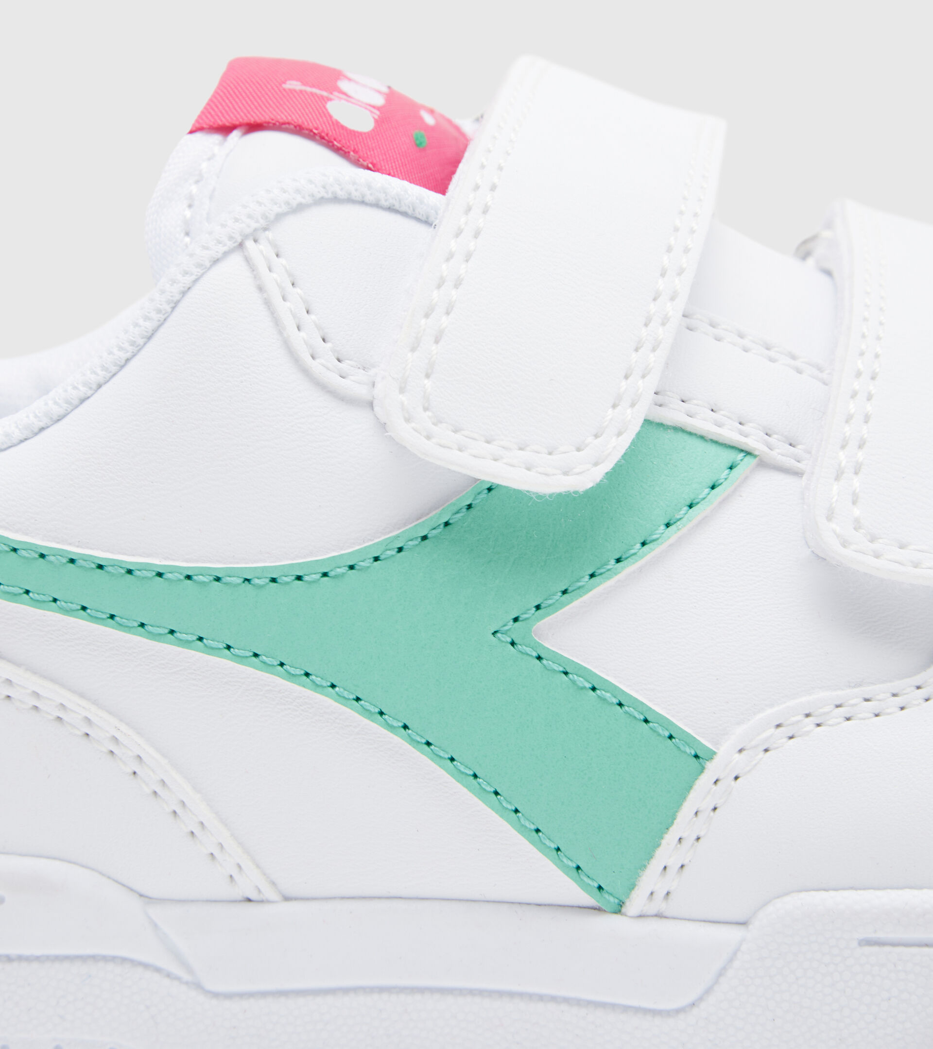 Sports shoes - Kids 4-8 years RAPTOR LOW PS WHITE/BISCAY BAY - Diadora
