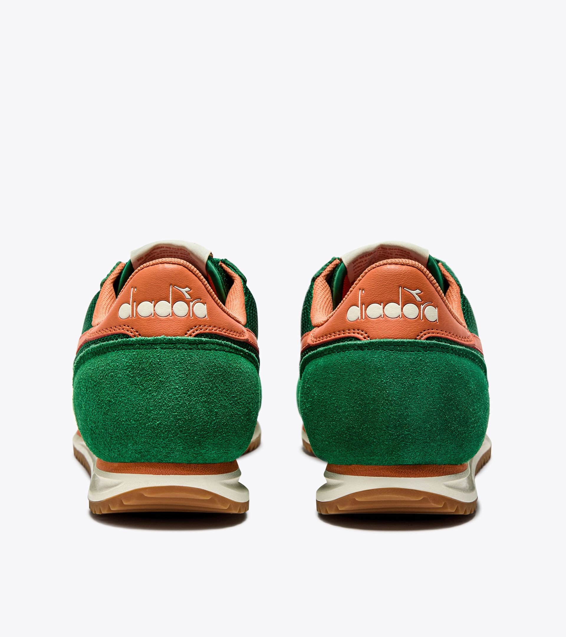 Low-profile suede sneaker - All-gender CROSS GREEN PEAS CREAM - Diadora
