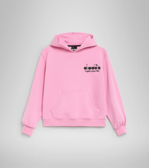 JG.HOODIE D, ROSE COQUILLE SAINT-JACQUES Sweat-shirt à capuche - Fille JG.HOODIE D ROSE COQUILLE SAINT-JACQUES - Diadora