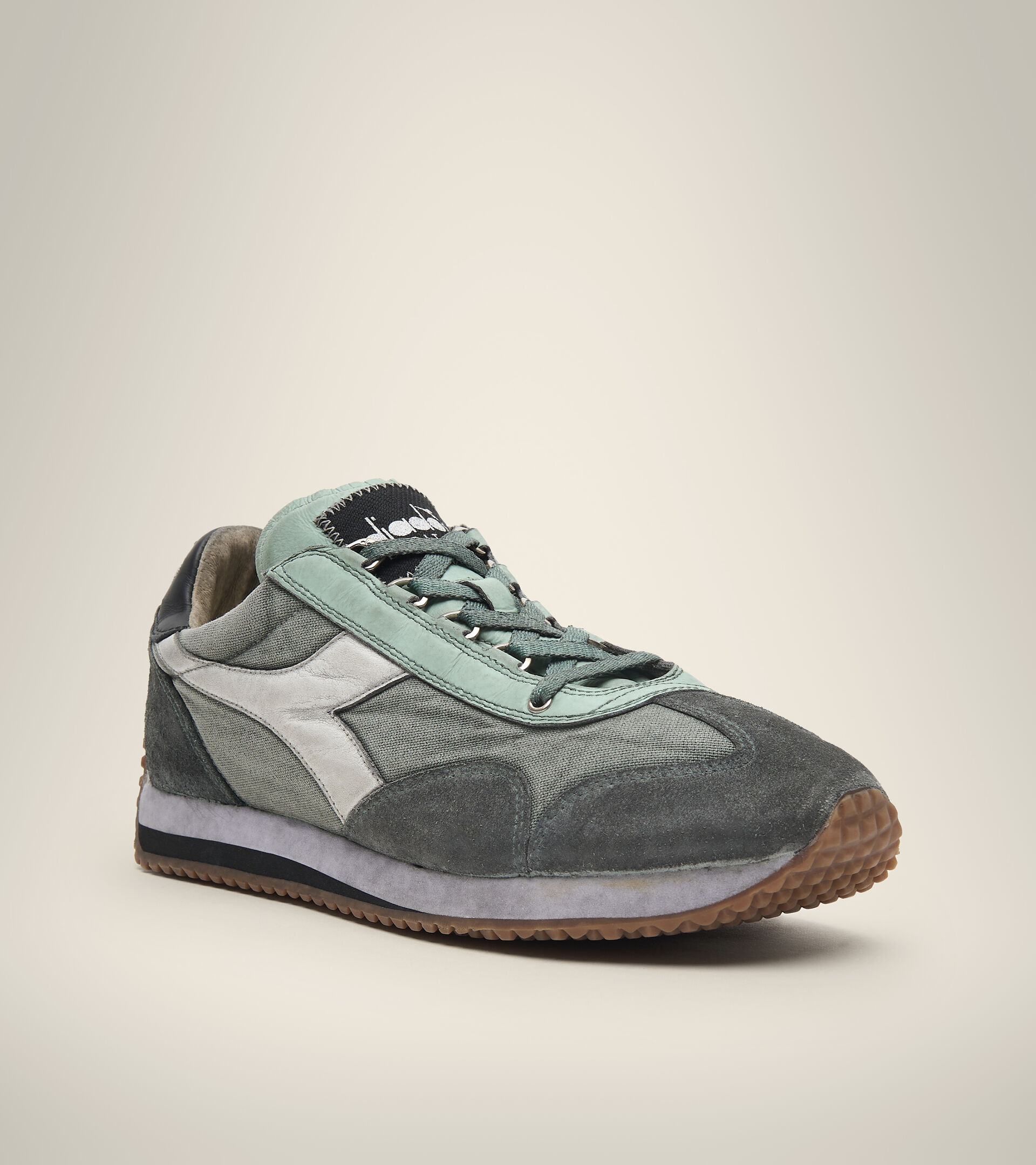 Heritage shoe - Unisex EQUIPE H DIRTY STONE WASH EVO SILT GREEN - Diadora