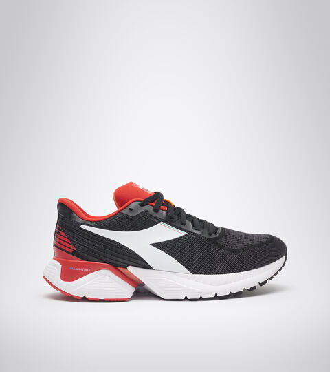 Zapatillas de running - Hombre MYTHOS BLUSHIELD VIGORE NERO/BIANCO/ROSSO FER.ITALIA - Diadora