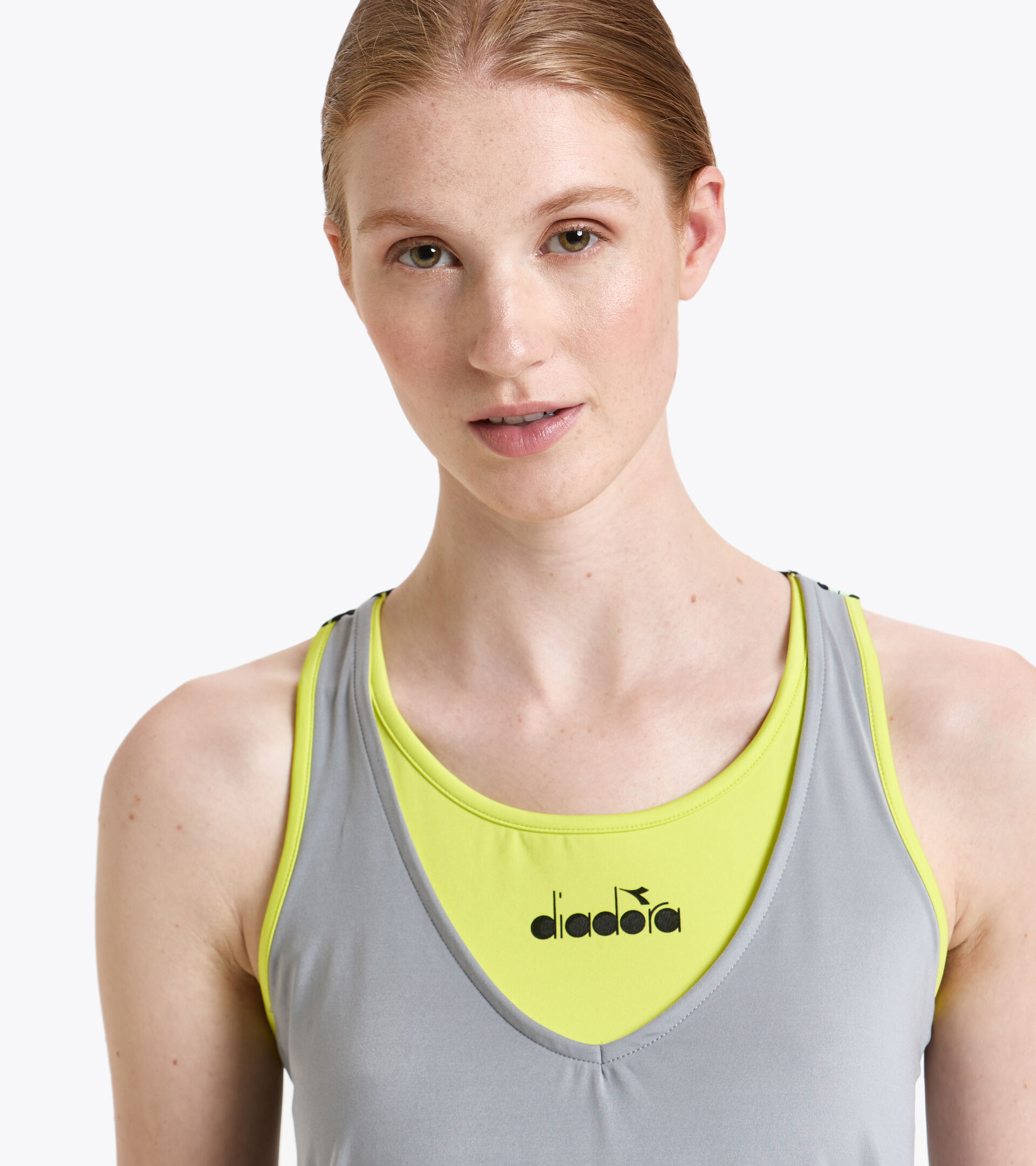 Apparel Sport DONNA L. TANK CLAY GRIS ALEACION Diadora