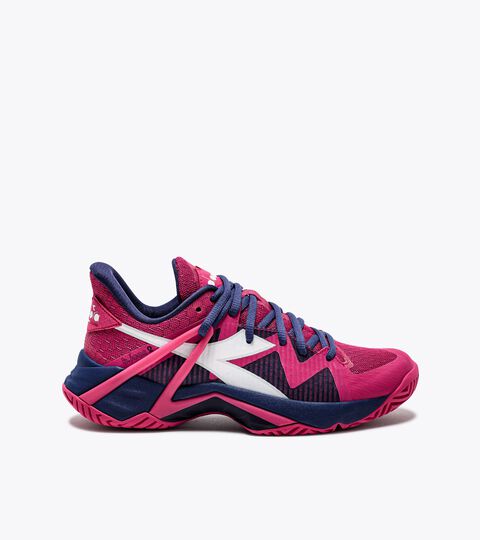 Tennis shoes for hard surfaces or clay courts - Women B.ICON 2 W AG PINK YARROW/WHITE/BLUEPRINT - Diadora