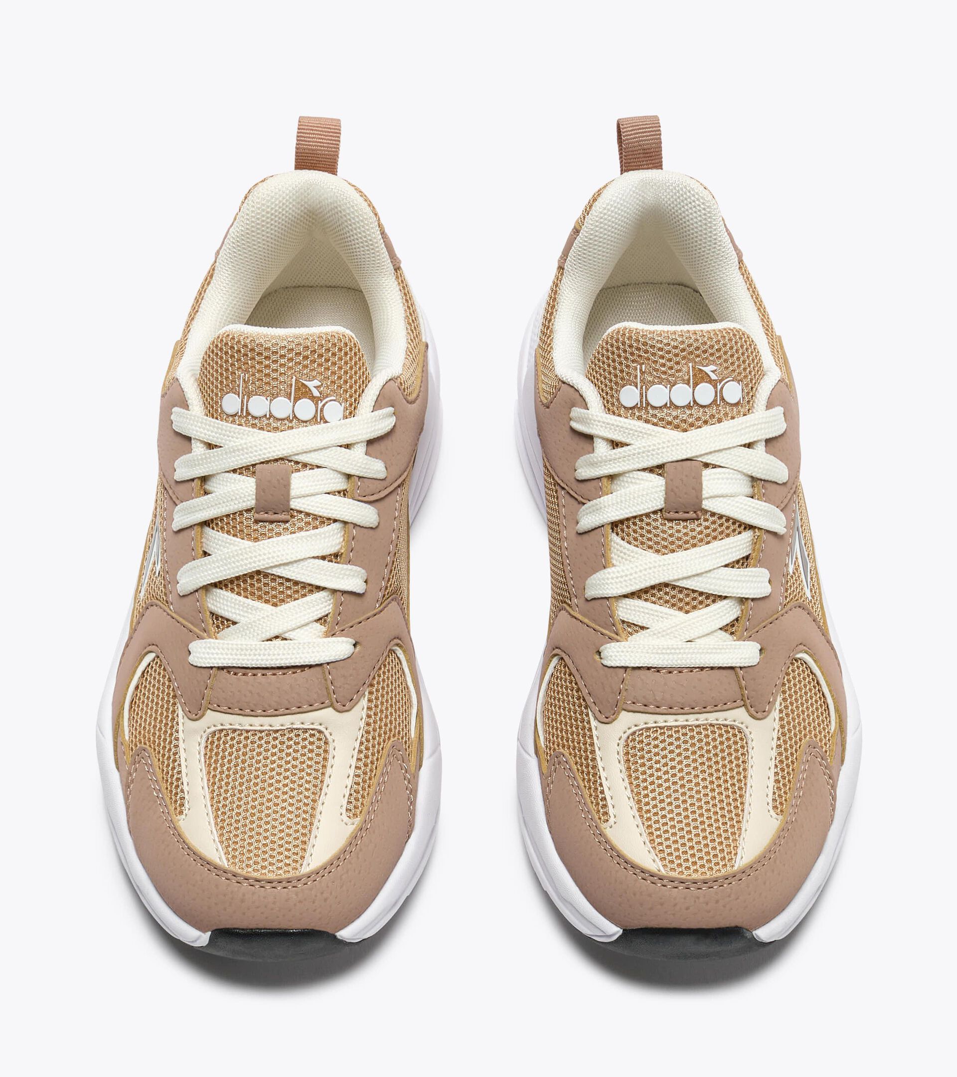 Sneakers de sport - Ado gar&ccedil;on et fille ALLEY GS BEIGE - Diadora