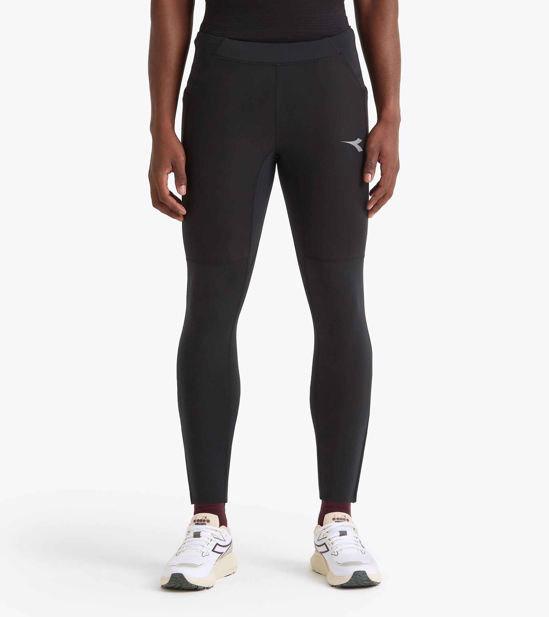 Thermoregulating tights with FIBRAZERO fabric - Winter Protection - Men
 RUN TIGHTS WINTER PROTECTION BLACK - Diadora