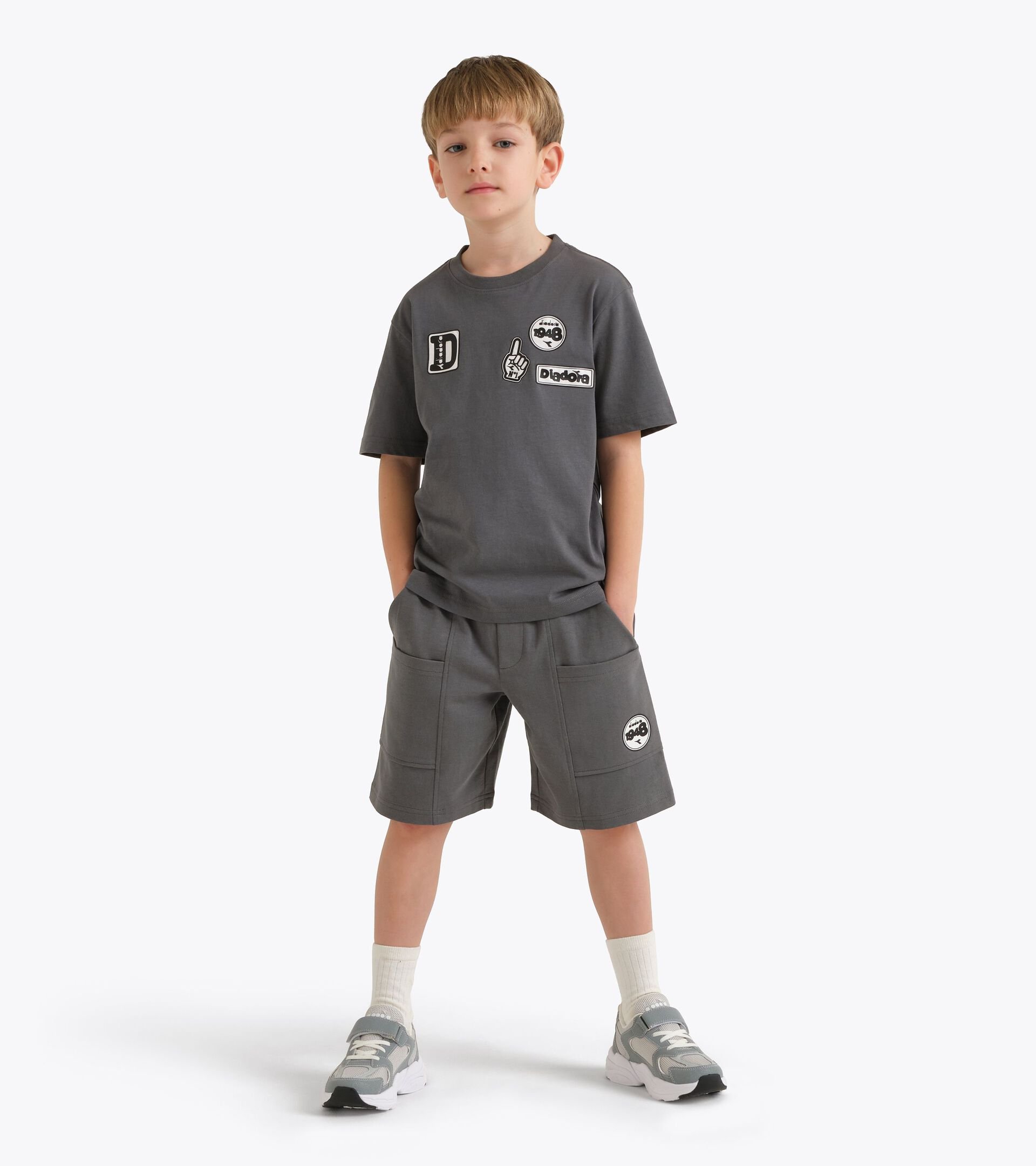 Cotton t-shirt - Boy
 JB. T-SHIRT SS ESS. SPORTS SL TURBULENCE - Diadora