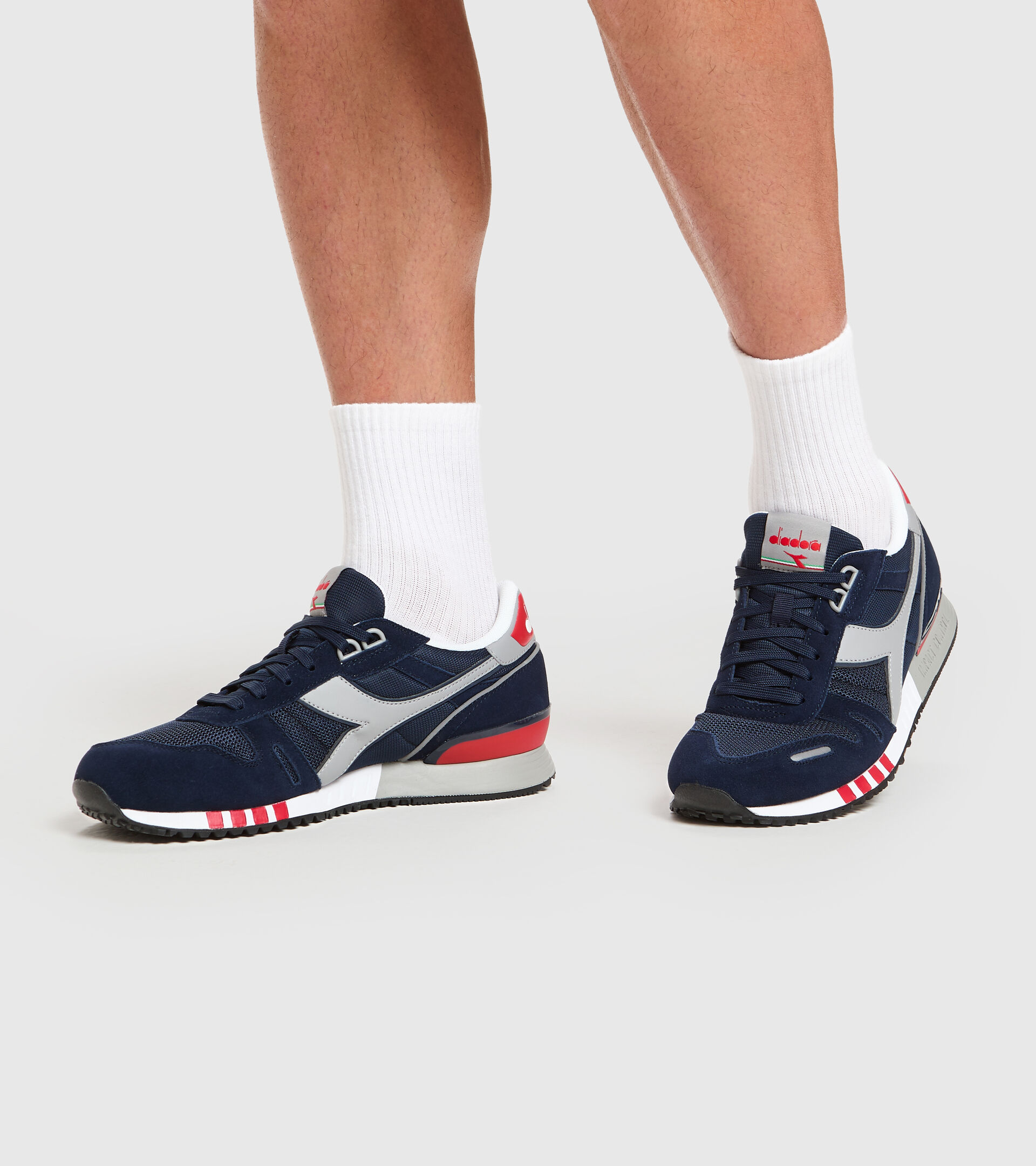 Sports shoe - Men TITAN CASPIAN SEA /AGATE GRAY - Diadora