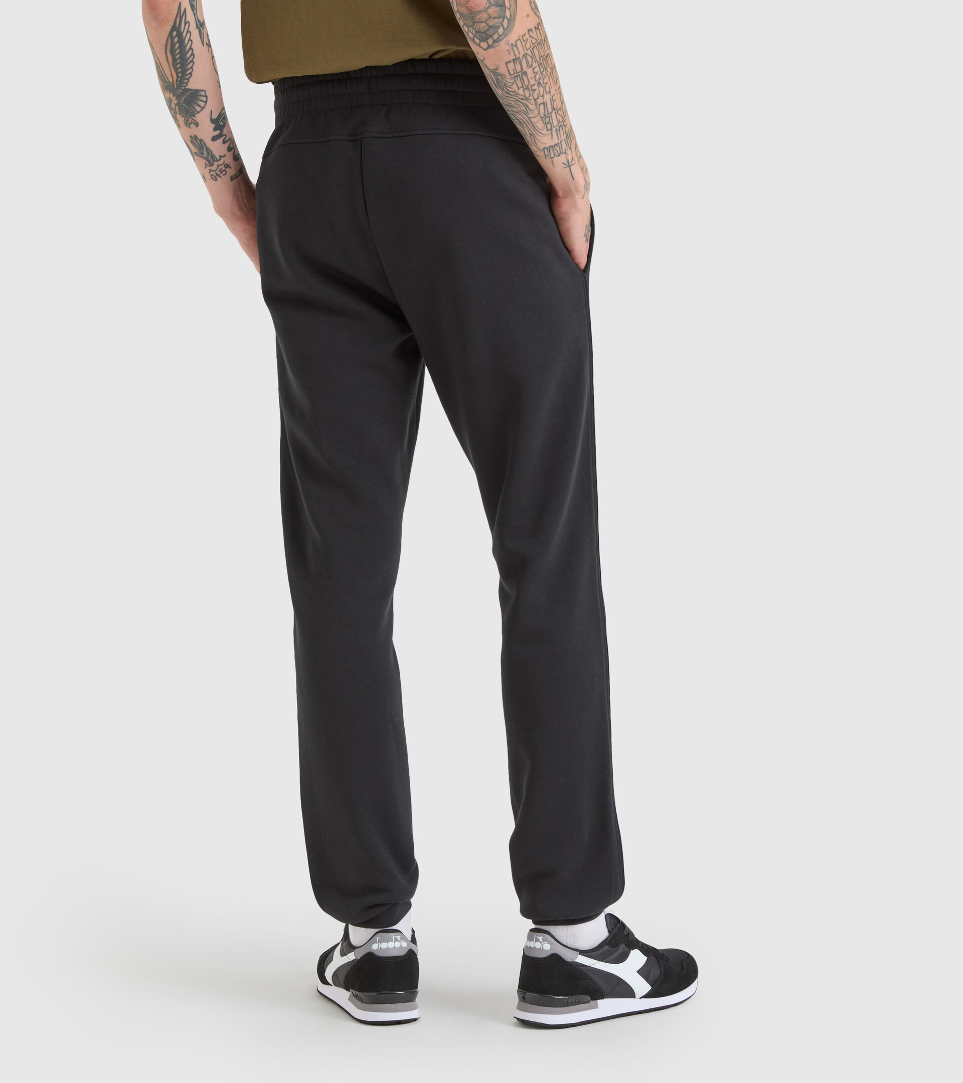 Pantalon de sport - Homme PANTS CUFF CORE NOIR - Diadora