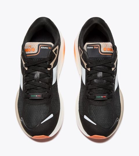 Chaussures de running Made in Italy - L&eacute;g&egrave;ret&eacute; et amorti - Pour tous les genres ATOMO STAR BLACK/WHITE/HUMUS - Diadora