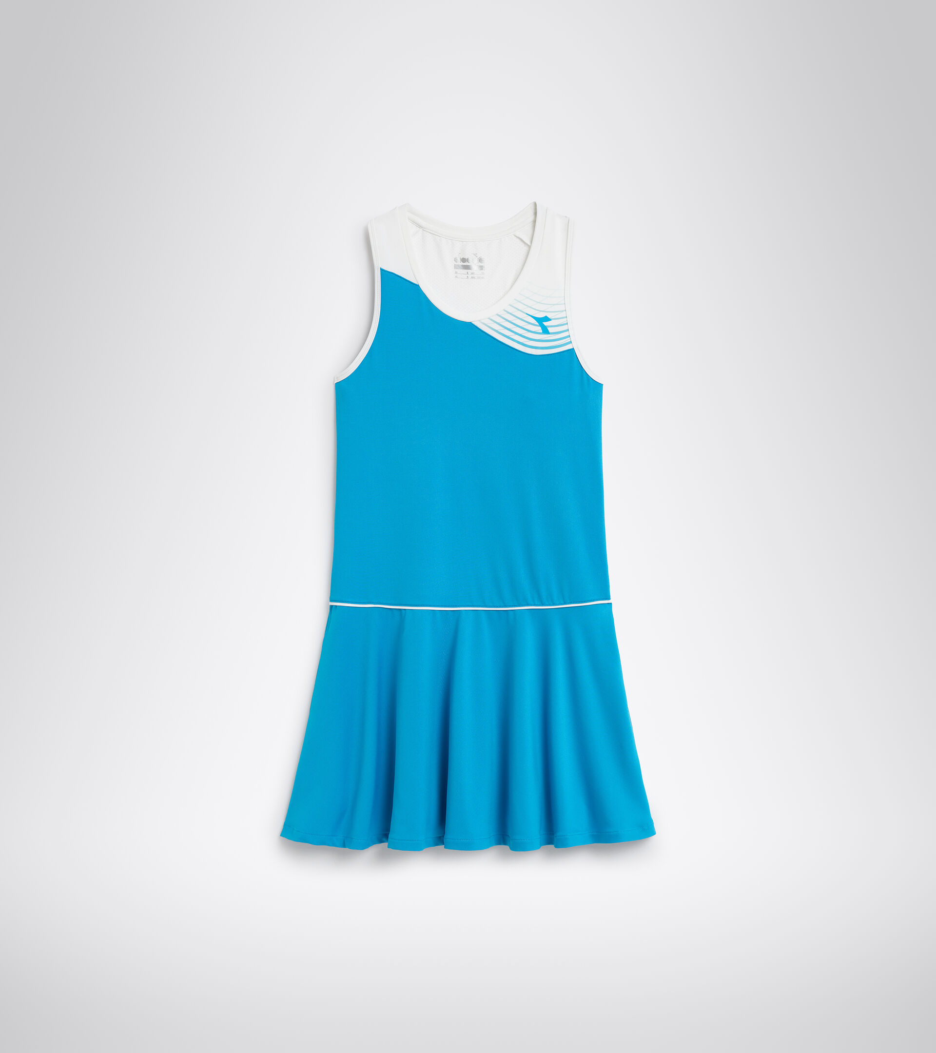 Damen-Tennis-Outfit L. DRESS COURT KONIGSBLAU FLUO - Diadora