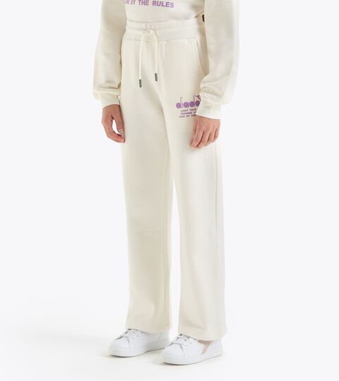 Trainingshose – Mädchen JG.WIDE PANT LOGO PASTEL WOLKE CREME - Diadora