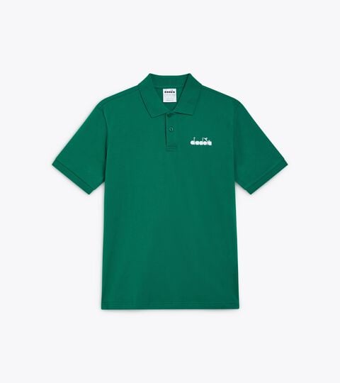 Piqué cotton polo - Men’s POLO SS LOGO AVENTURINE - Diadora