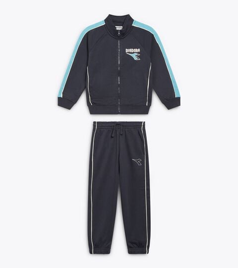 Tracksuit made with brushed fleece - Boy
 JB. TRACKSUIT FZ LOGO (BR) BLUE DENIM - Diadora