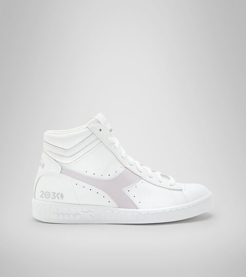 Sporty sneakers - Gender neutral GAME L HIGH 2030 WHITE/LILAC MARBLE - Diadora