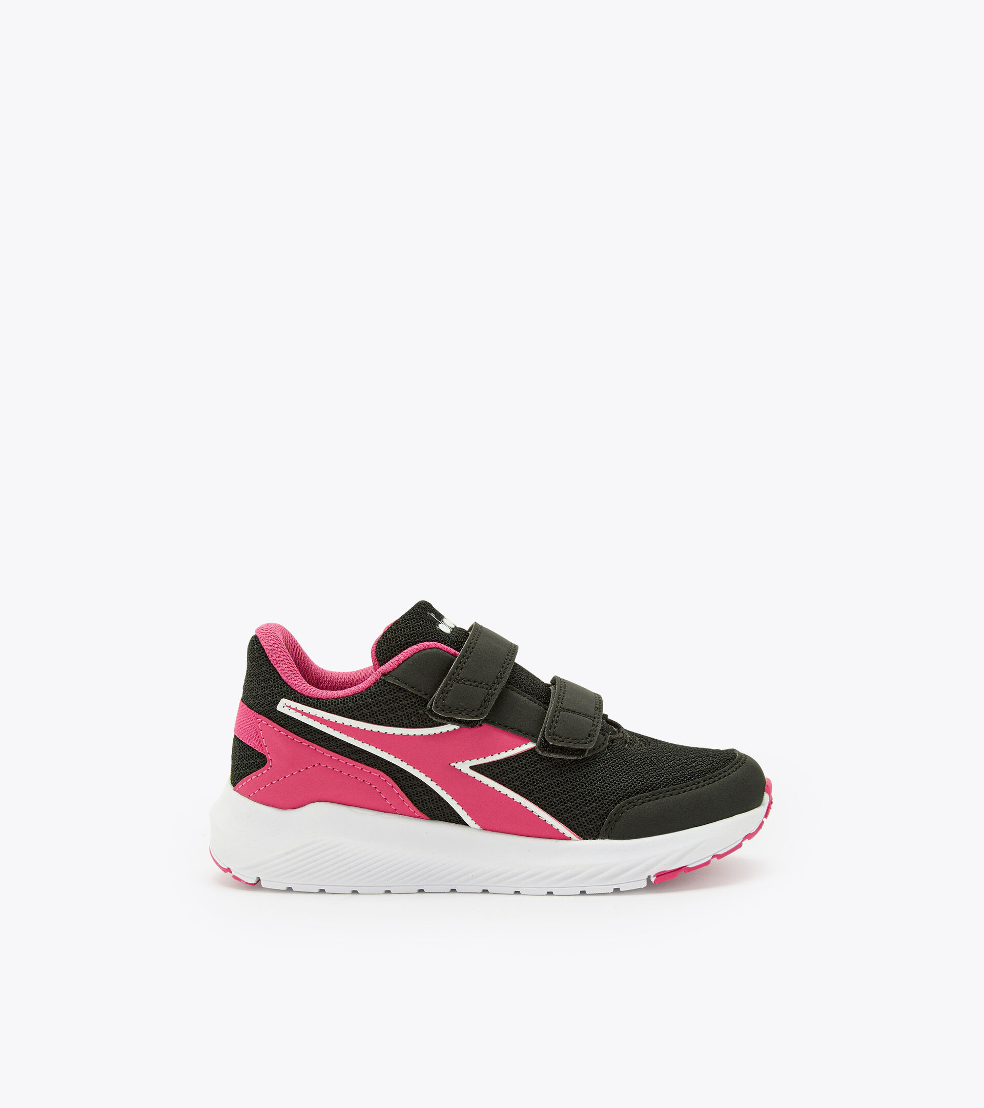 Junior running shoes - Unisex FALCON 3 JR V BLACK/PINK YARROW - Diadora