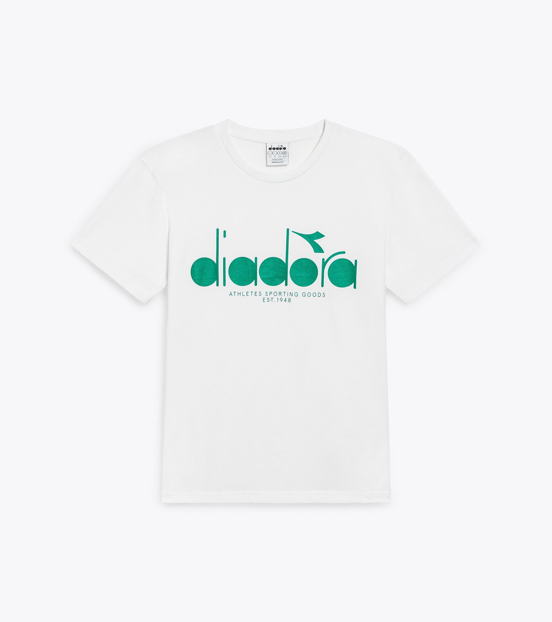 T-shirt - All-Gender T-SHIRT SS LOGO OPTICAL WHITE - Diadora