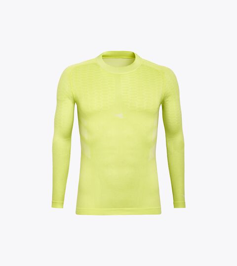 Long-sleeved training t-shirt - Men LS TURTLE NECK ACT EVENING PRIMROSE - Diadora