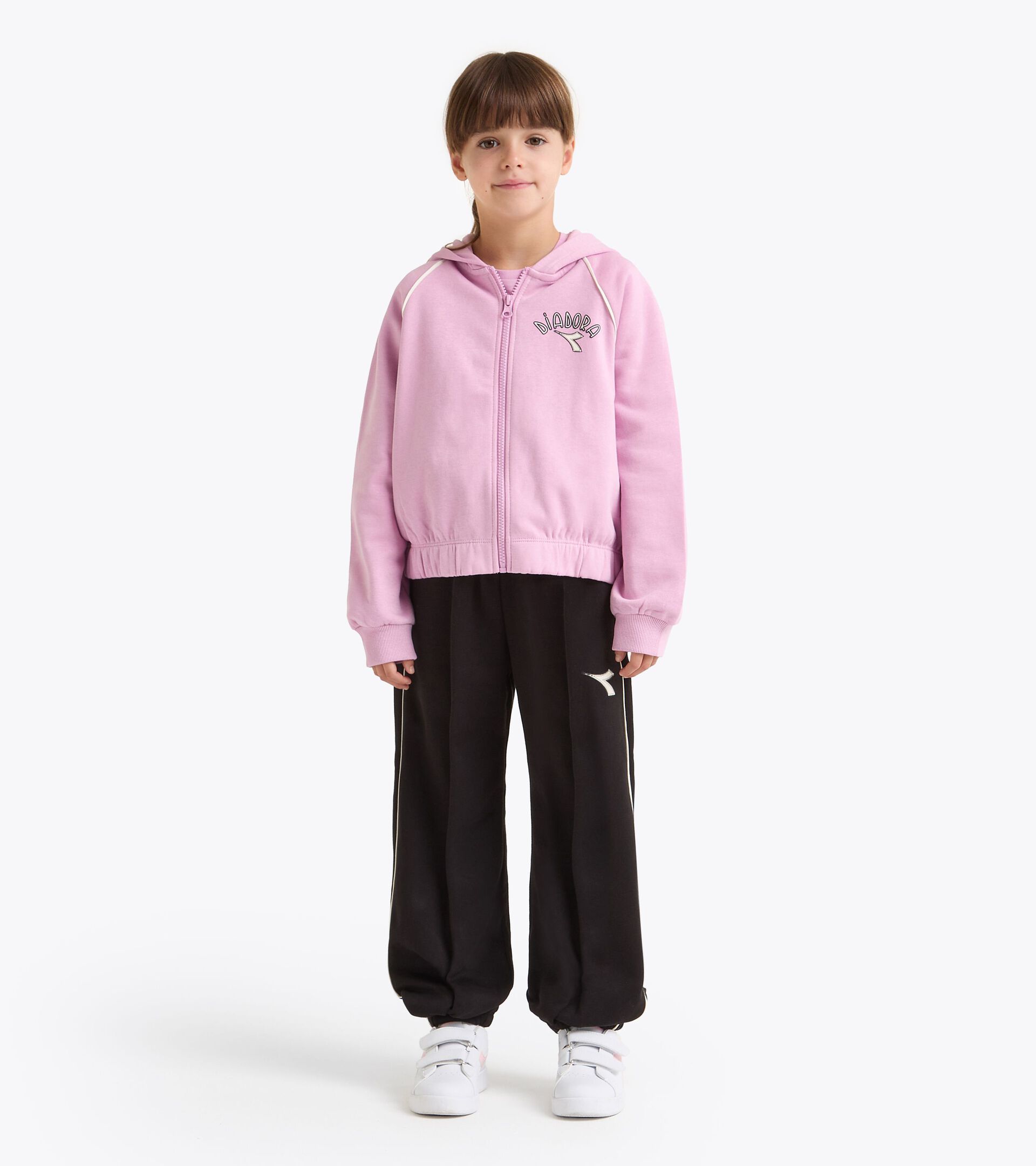 Conjunto de chándal - Niña/Adolescente
 JG. TRACKSUIT HD FZ LOGO (BR) NELINA MALVA - Diadora