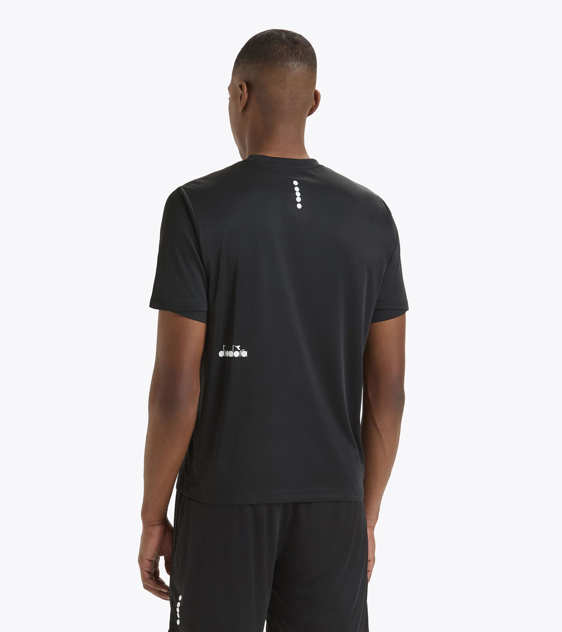 T-shirt d’entraînement foot - Unisex TRAINING SHIRT SCUDETTO NOIR - Diadora