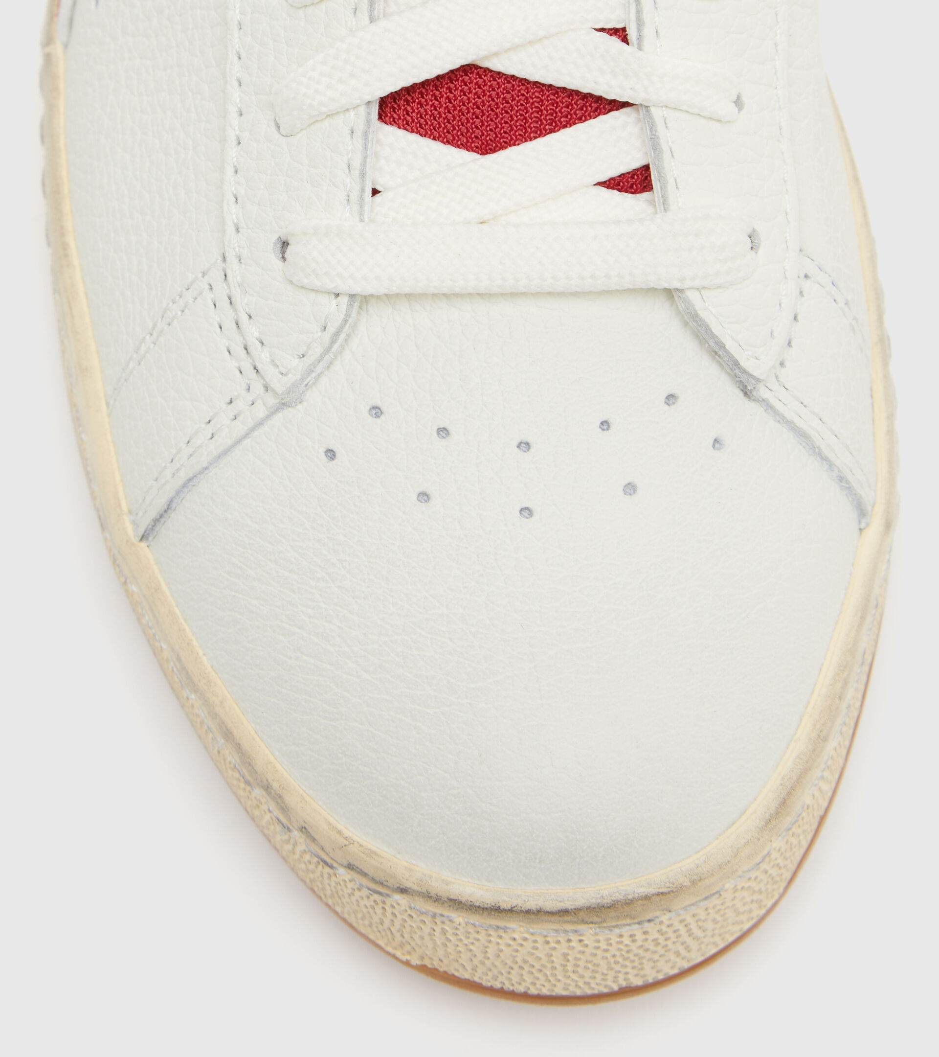 Sports shoe - Unisex GAME L LOW ICONA WHITE/RED PEPPER - Diadora
