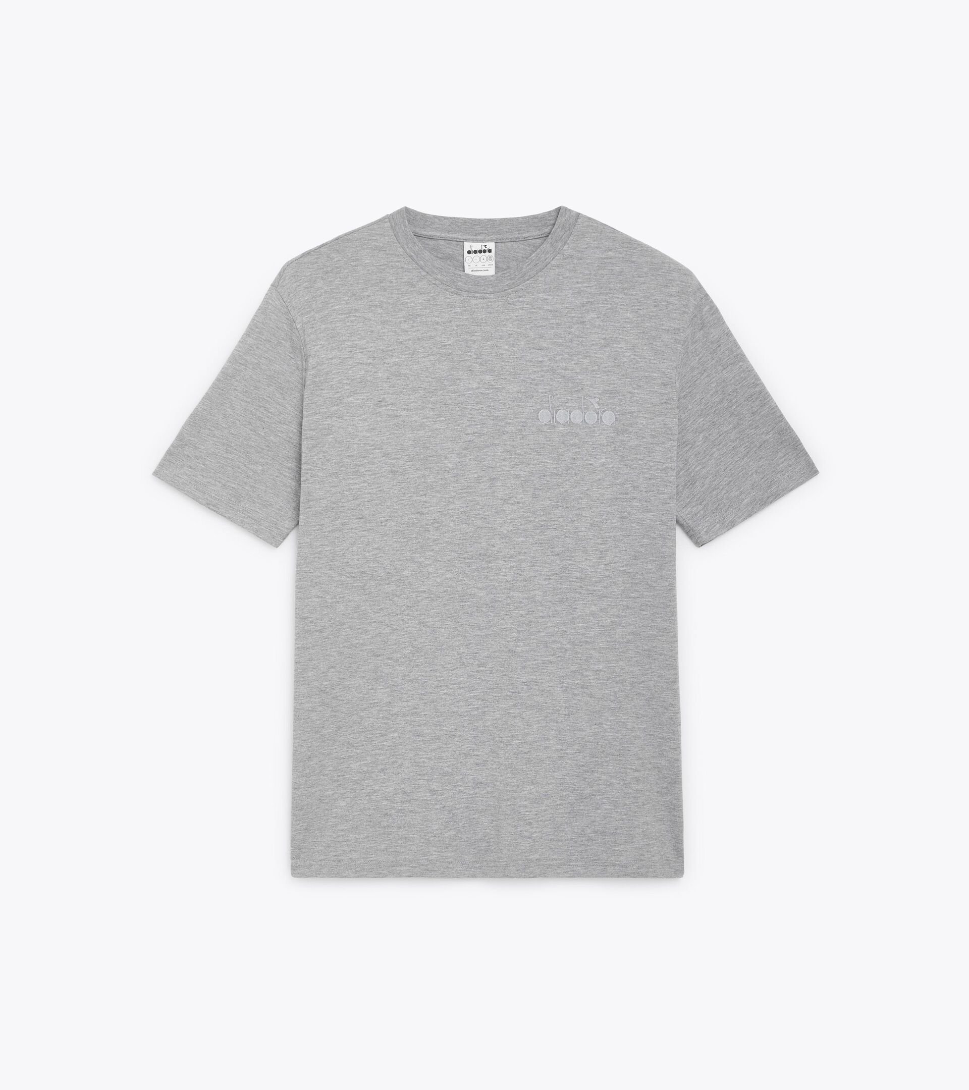 T-shirt - Gender Neutral T-SHIRT SS ATHL. LOGO HIGH RISE MELANGE - Diadora