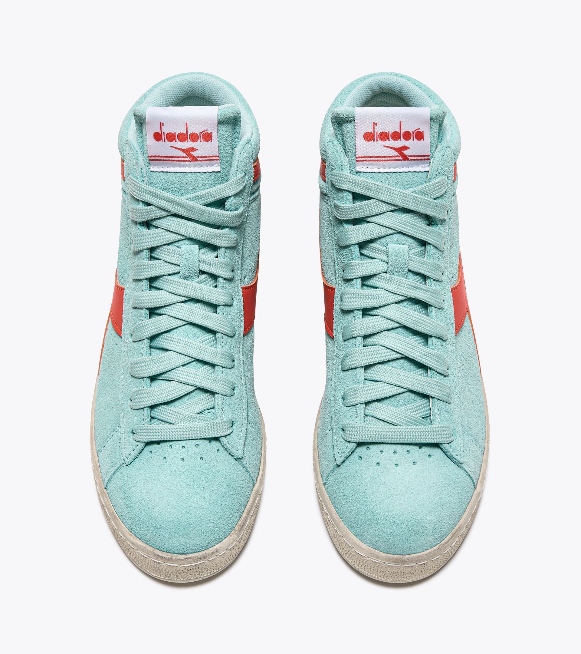 Sneaker sportiva - Per ogni genere GAME L HIGH SUEDE WAXED AZZURRO ICY - Diadora