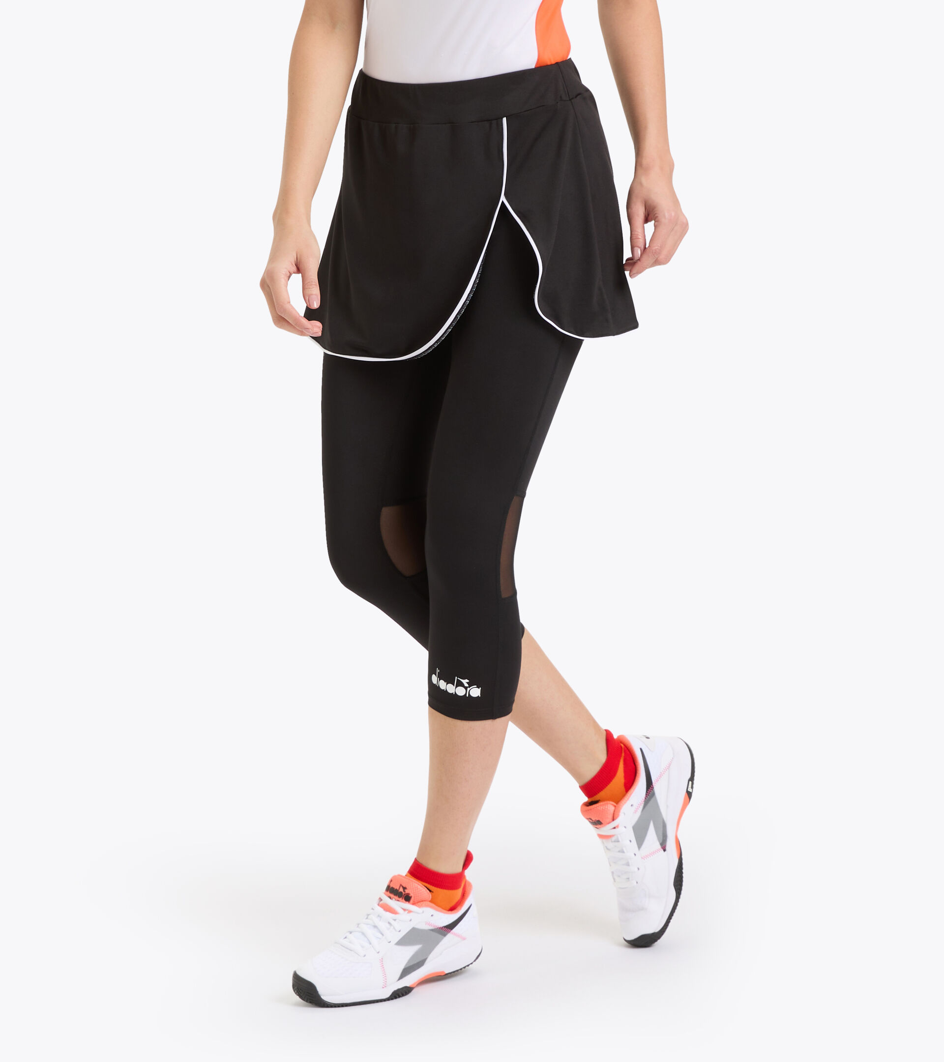 Diadora POWER SKIRT - Sports skirt - black - Zalando.de