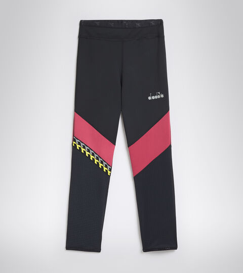 L. 6/8 REVERSIBLE TIGHTS BE ONE, NERO Leggings da running - Donna L. 6/8 REVERSIBLE TIGHTS BE ONE NERO - Diadora