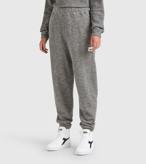 Sports trousers - Women L. PANT MANIFESTO 2030 TURKISH COFFEE MELANGE - Diadora