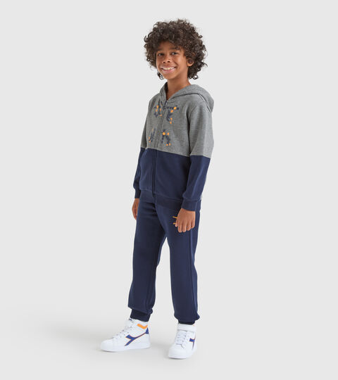Trainingsanzug - Jungen JB.TRACKSUIT HD FZ TWISTER MARINEBLAU - Diadora