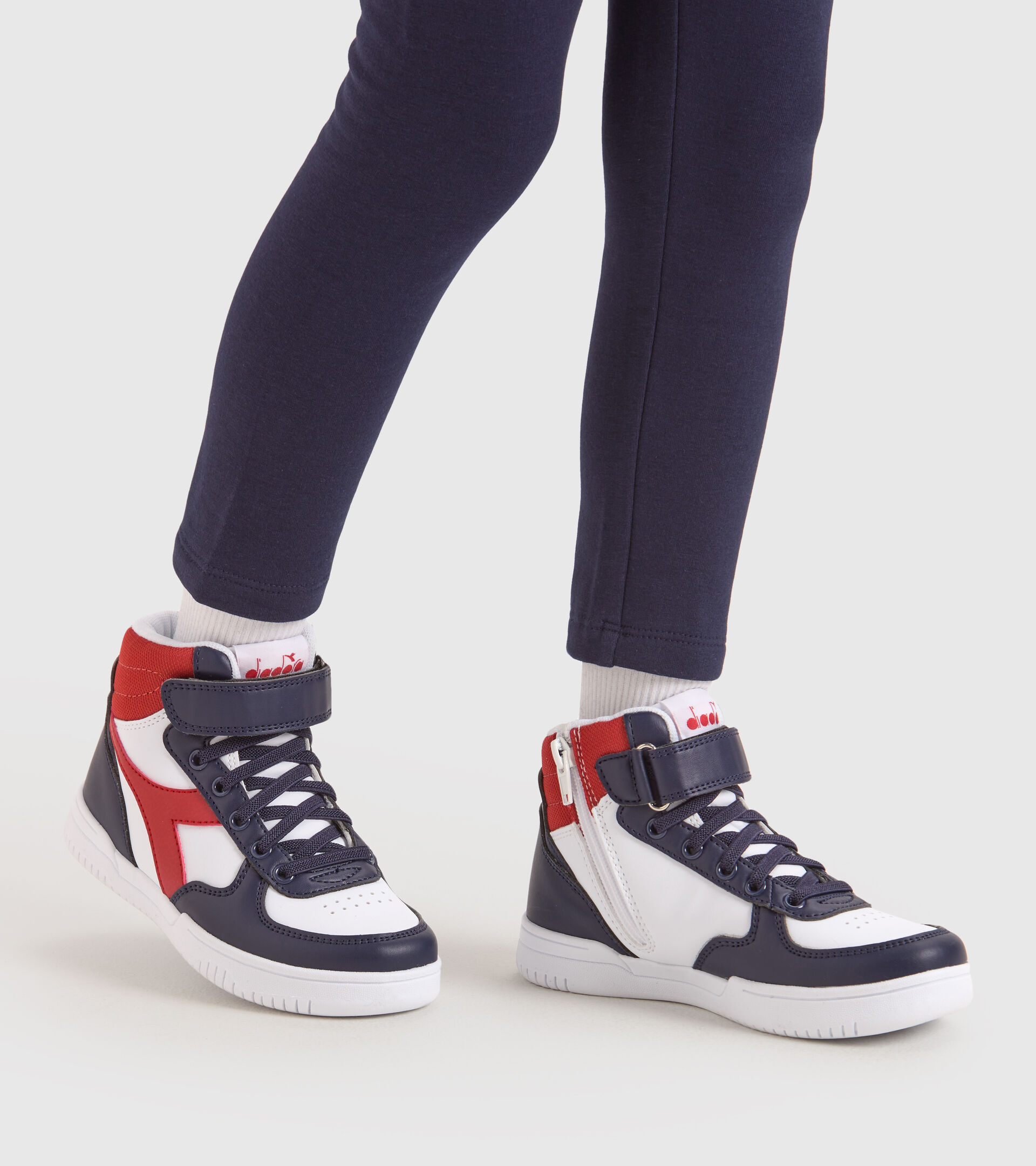 Sports shoes - Kids 4-8 years RAPTOR MID PS PEACOAT/BOSSA NOVA - Diadora